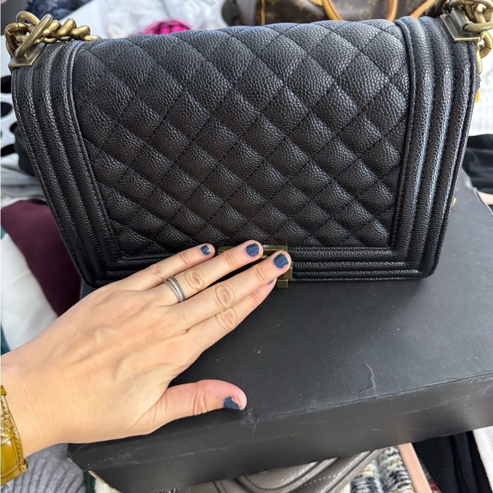 Quilted boy bag